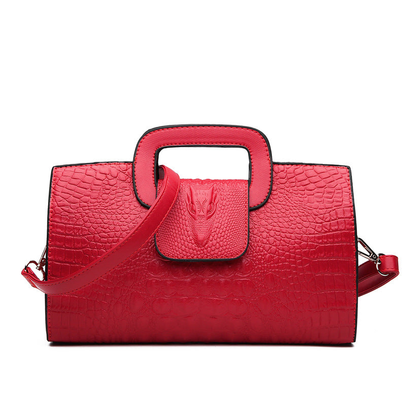 Women's Spring Clutch Crocodile Pattern Fashion Snakeskin Shoulder Bags