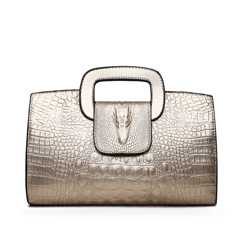 Women's Spring Clutch Crocodile Pattern Fashion Snakeskin Shoulder Bags
