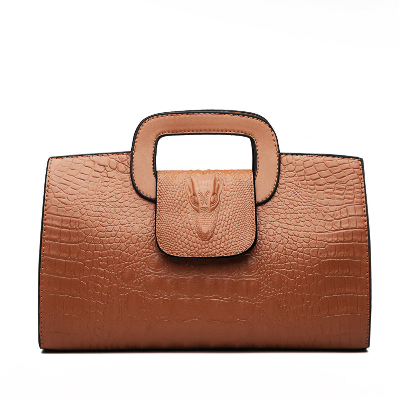 Women's Spring Clutch Crocodile Pattern Fashion Snakeskin Shoulder Bags