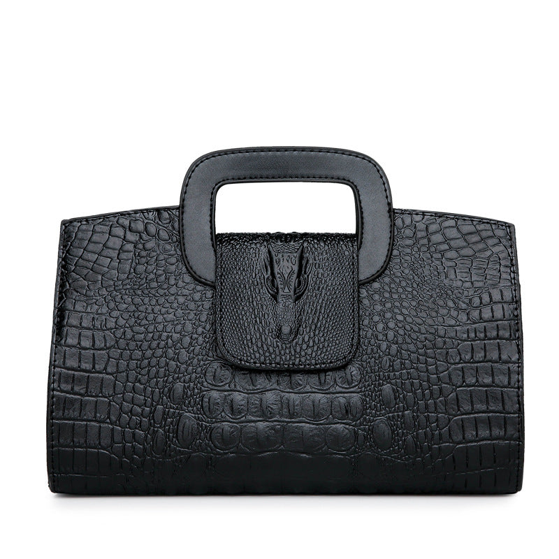 Women's Spring Clutch Crocodile Pattern Fashion Snakeskin Shoulder Bags