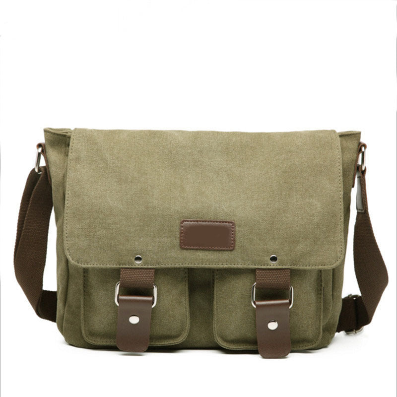 Men's Cool Classy Canvas Horizontal Leisure Bags