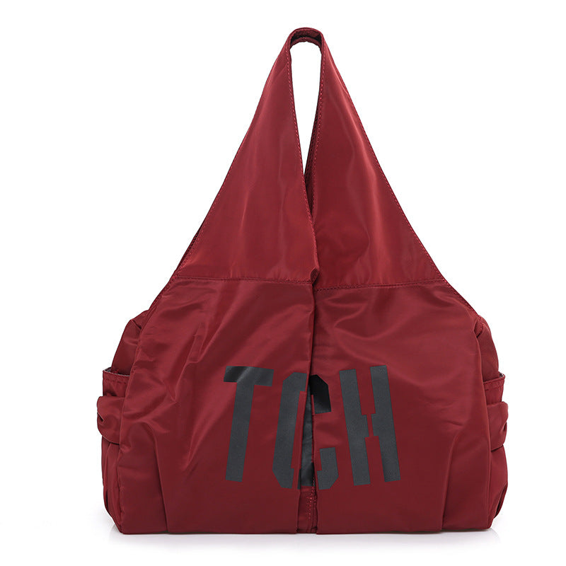 Women's Large Capacity Beauty Waterproof Nylon Cloth Handbags