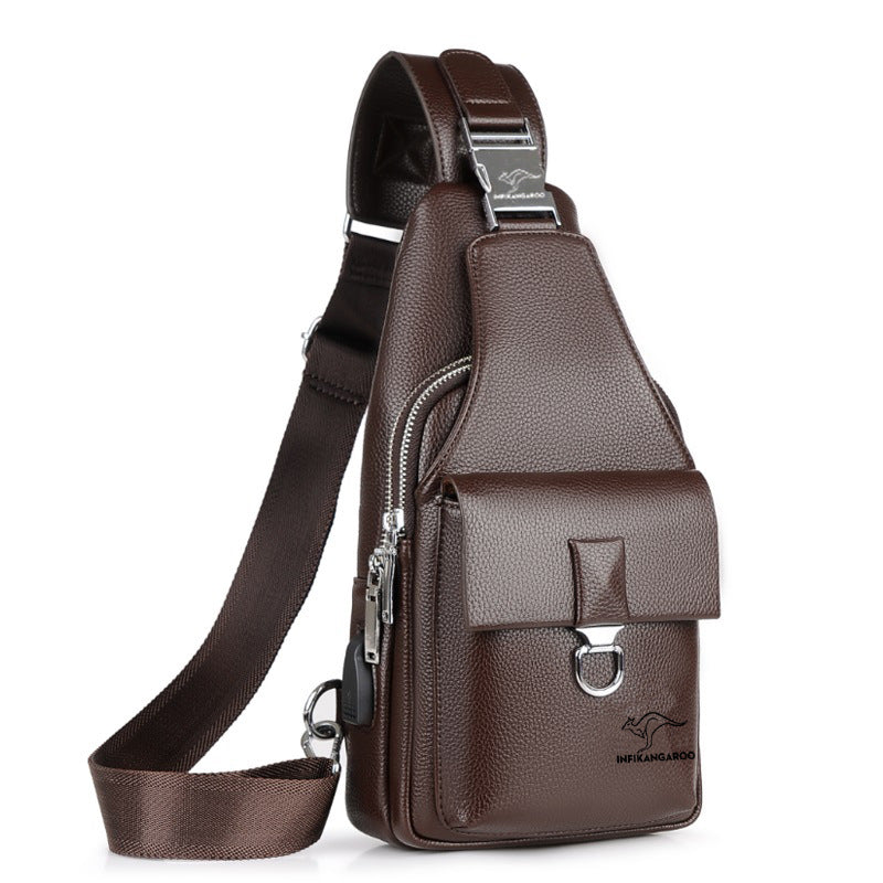 Men's Creative New Graceful Soft Leather Bags