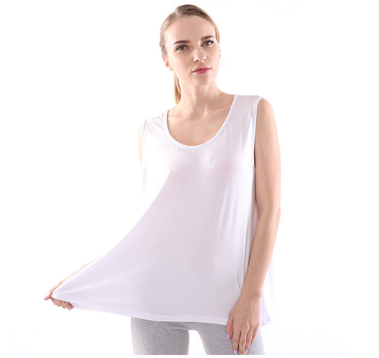 Women's Summer Thin High Elastic Modal Hem Tops