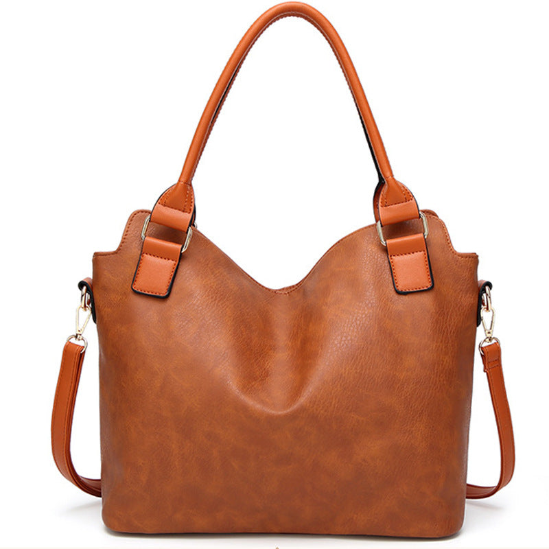 Women's Trendy Simple Personality Large Capacity Vintage Handbags