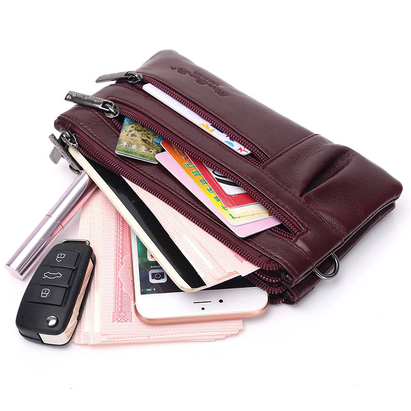 Women's Little Dolly Leather Mini Mobile Cowhide Crossbody Bags