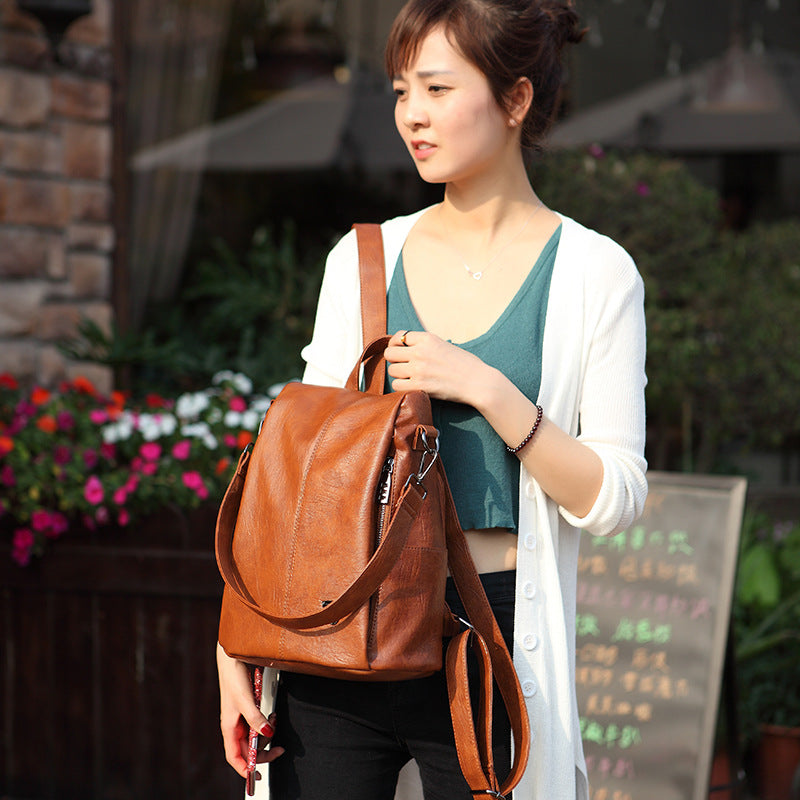 Women's Korean Style Fashion Large Capacity Backpacks