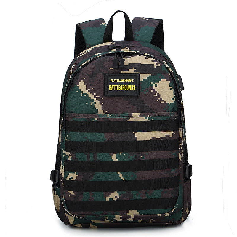 Eating Chicken Jesus Survival Camping Camouflage Sports Backpacks