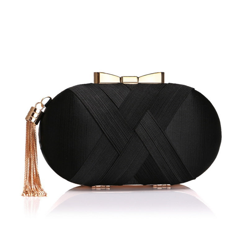 Women's Tassel Dinner Banquet Clutch Dress Evening Bags
