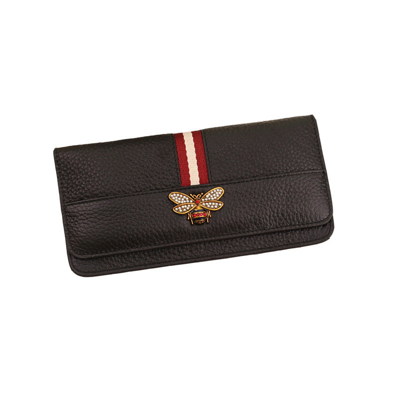 Women's Long Genuine Leather Clutch Simple Fashion Ladies Wallets