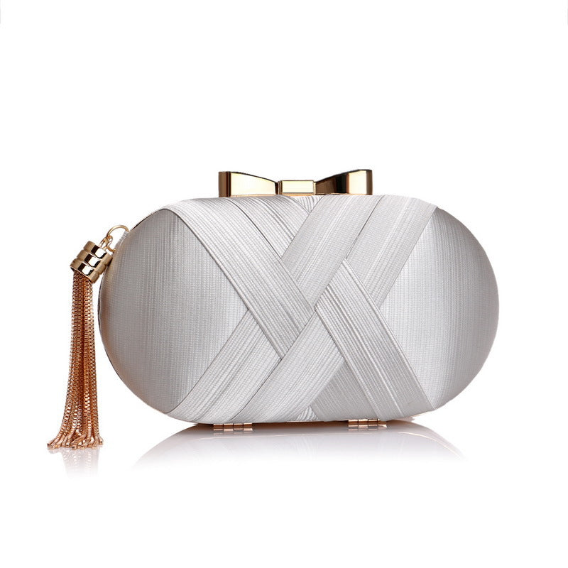 Women's Tassel Dinner Banquet Clutch Dress Evening Bags