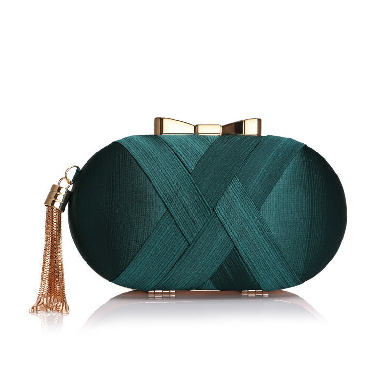 Women's Tassel Dinner Banquet Clutch Dress Evening Bags