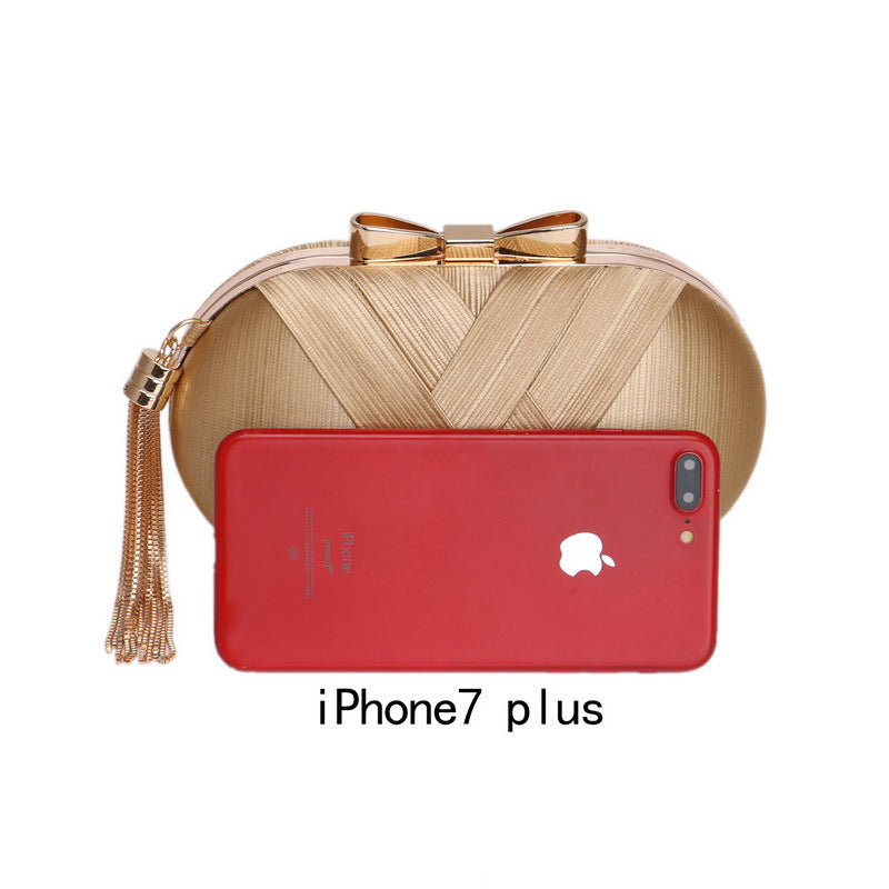 Women's Tassel Dinner Banquet Clutch Dress Evening Bags