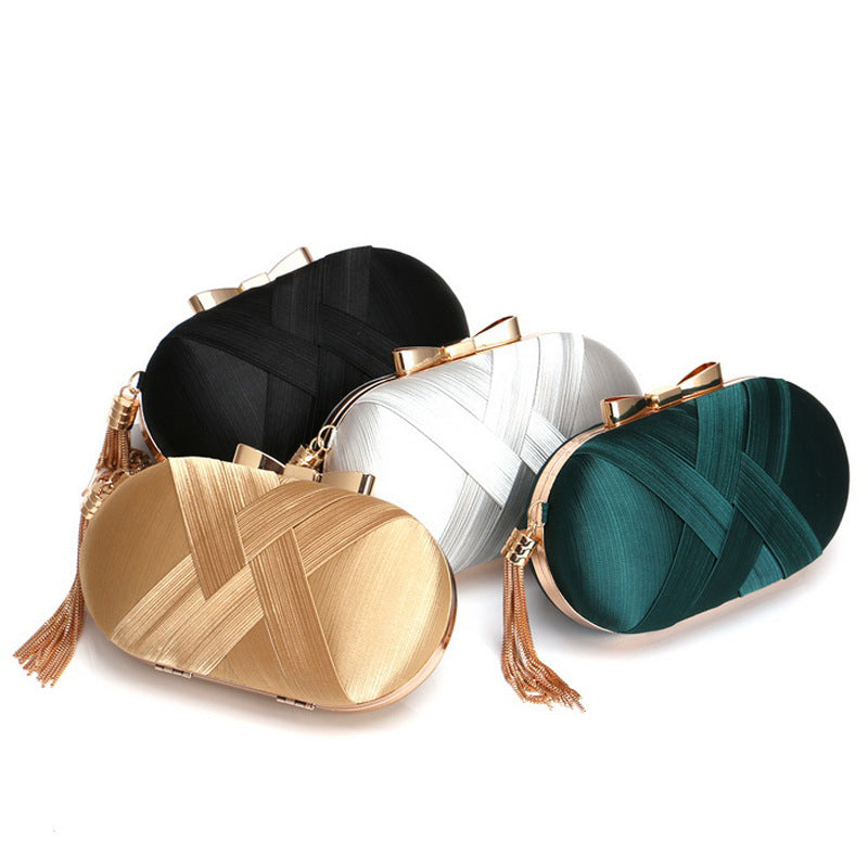 Women's Tassel Dinner Banquet Clutch Dress Evening Bags