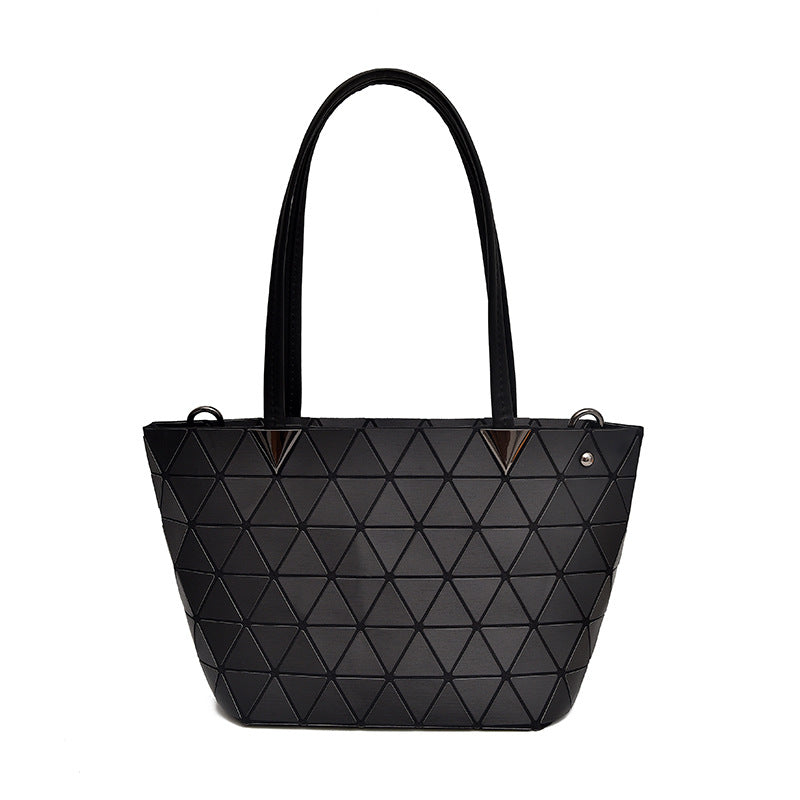 Women's Plaid Simple Fashion Horizontal Clear Shoulder Bags