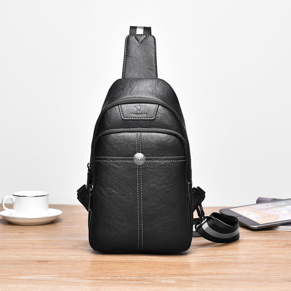 Men's Classic Charming Retro Fashion Commuter Men's Chest Bags