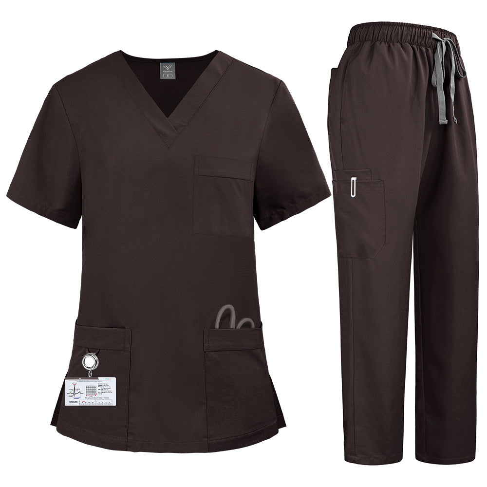 Women's & Men's & Stretch Hand Washing Doctor Two-piece Uniform