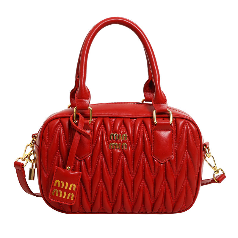 Women's Portable Bowling High-grade Simple Fashion Trendy Shoulder Bags