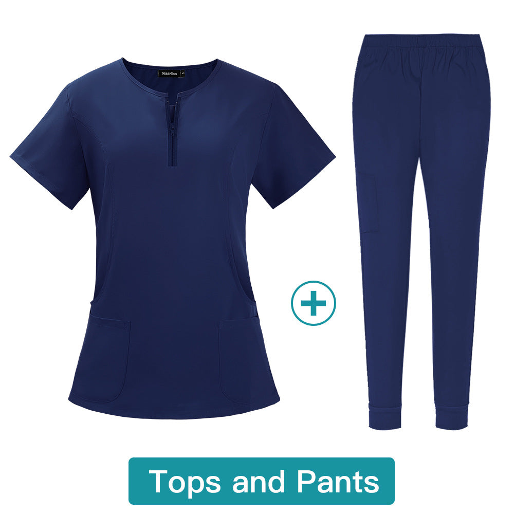 Elastic Hospital Oral Dentist Surgical Gown Uniform
