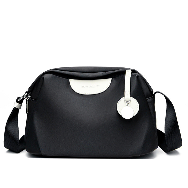 Women's Oxford Cloth Korean Style Versatile Solid Small Square Bags
