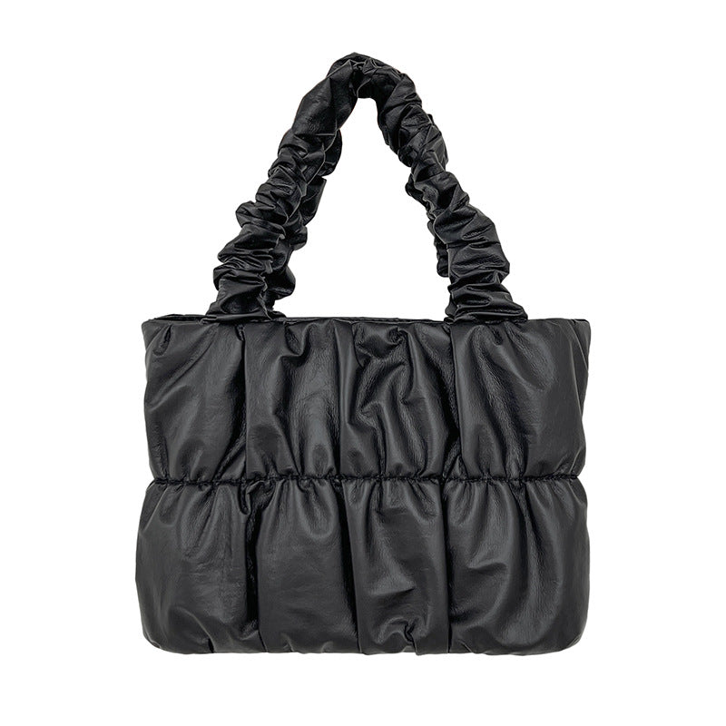 Women's Pleated Design Hand Carrying Commuter High-grade Handbags