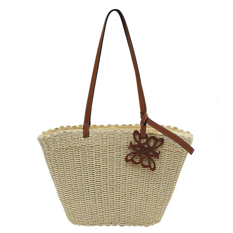 Women's Summer Fashion Straw Niche High-grade Large Tote Bags