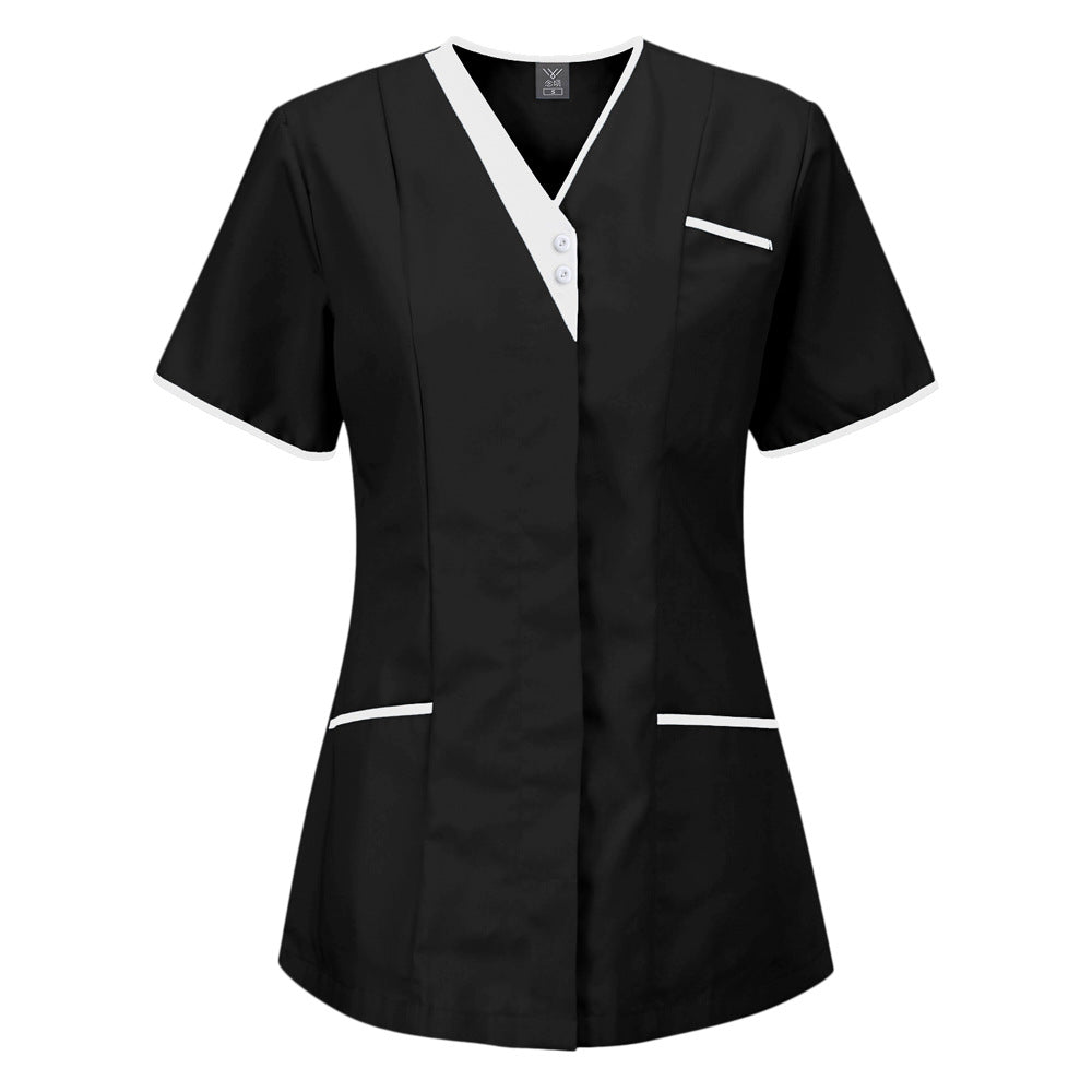 Surgical Gown Beauty Salon Doctor Short-sleeved Shirt Uniform