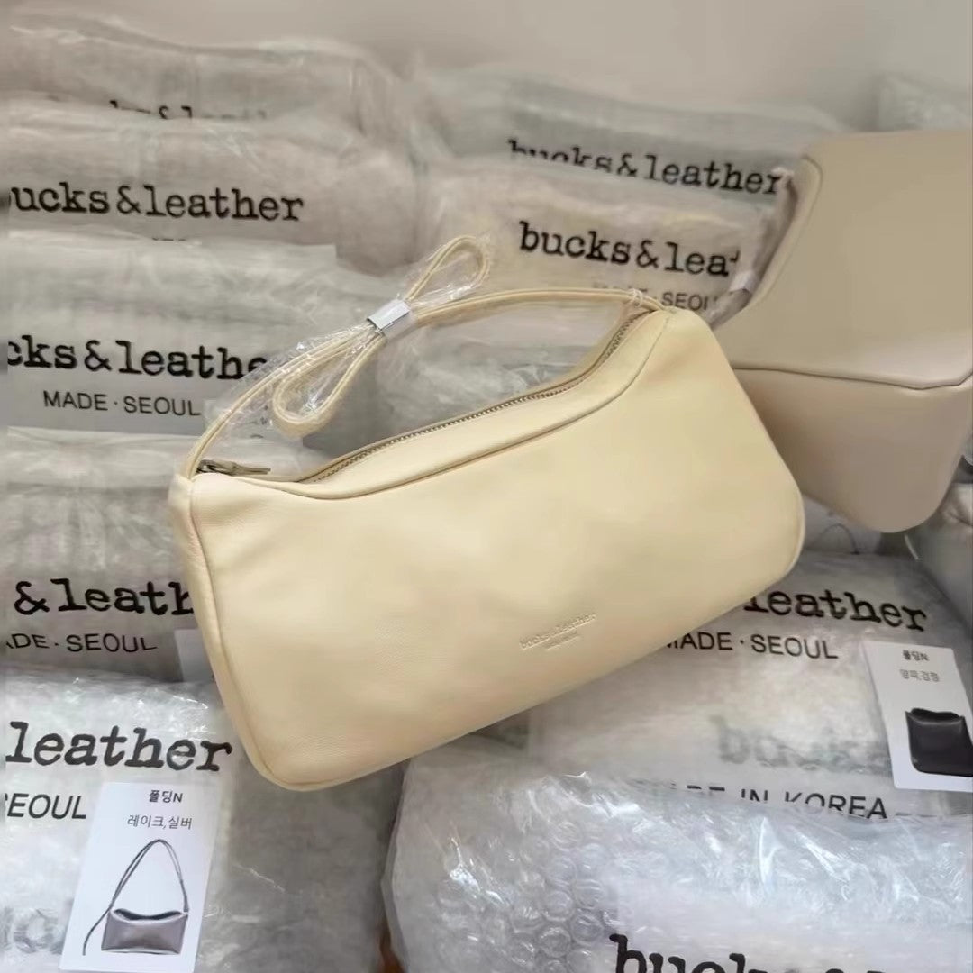 Women's Niche Underarm Procurement Service Of Korean Sheepskin Armpit Bags