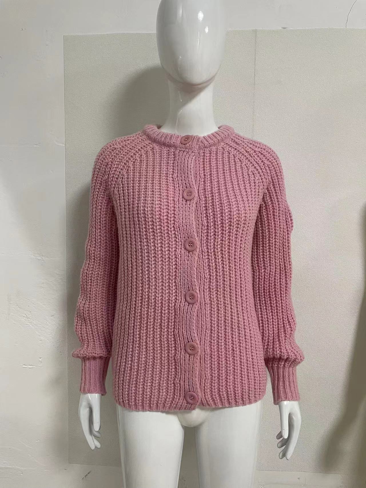 Women's Loose Lazy Style Solid Color Sweaters