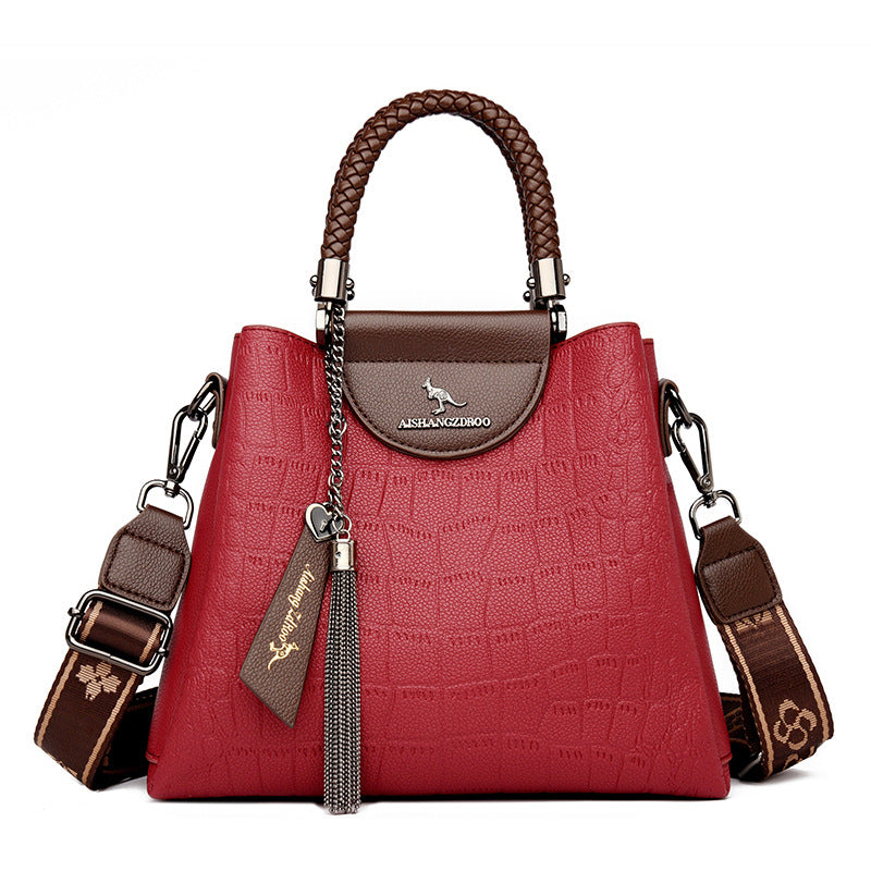Women's Elegant Fashionable Large Capacity Commuter Soft Women's Handbag