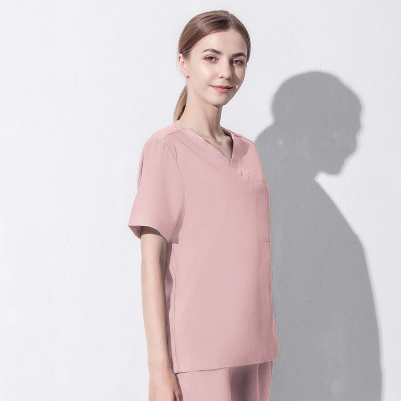 Work Clothes Elastic Operating Gown Sleeve Pet Beauty Uniform