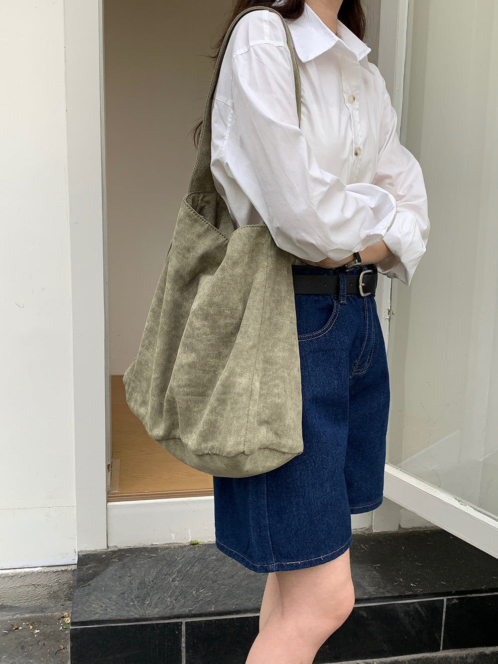 Women's Leopard Print Single Large Capacity Commuter Shoulder Bags