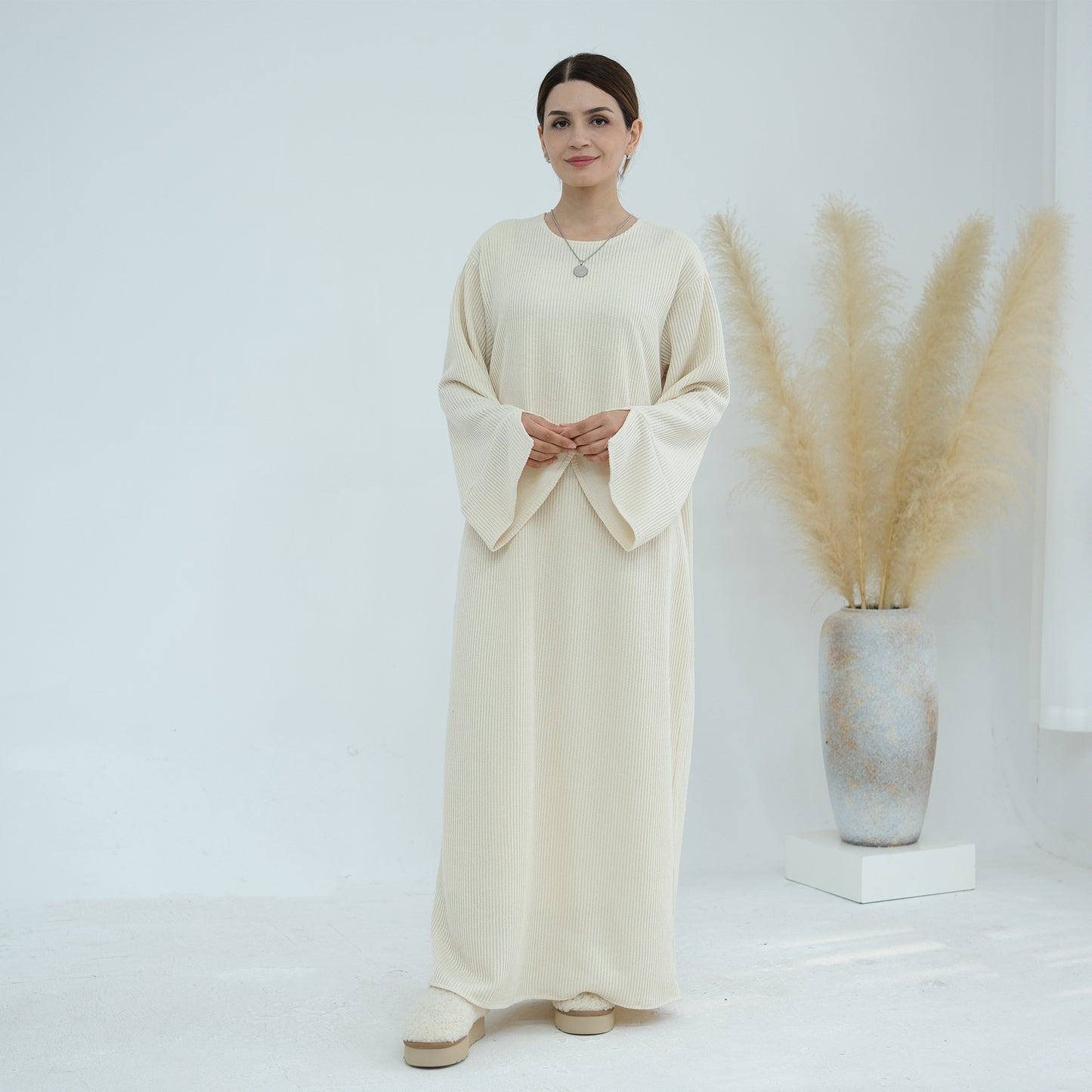 Casual Comfortable Thickened Knitting Loose Dress Dresses