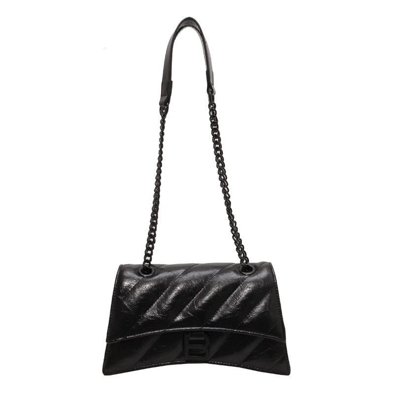 Women's Summer Advanced Texture Embroidery Thread Chain Small Square Bags