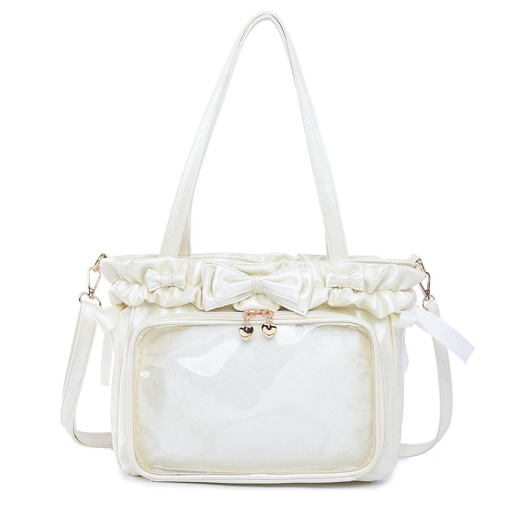 Women's Pain Ballet Holiday Surface Pure Color Shoulder Bags