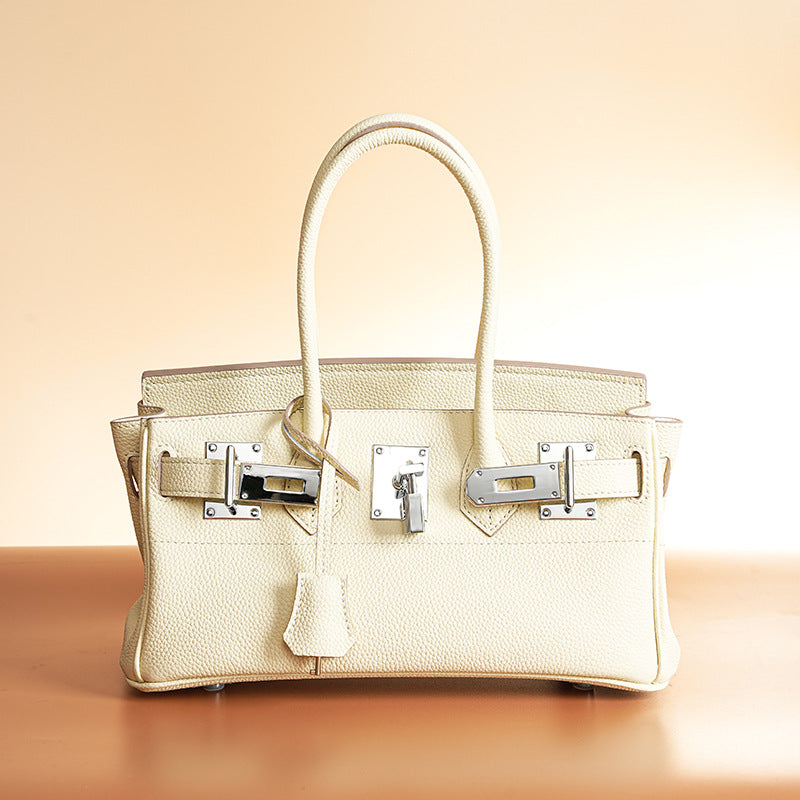 Women's Leather Sier Portable First Layer Cattlehide Fashion Handbags