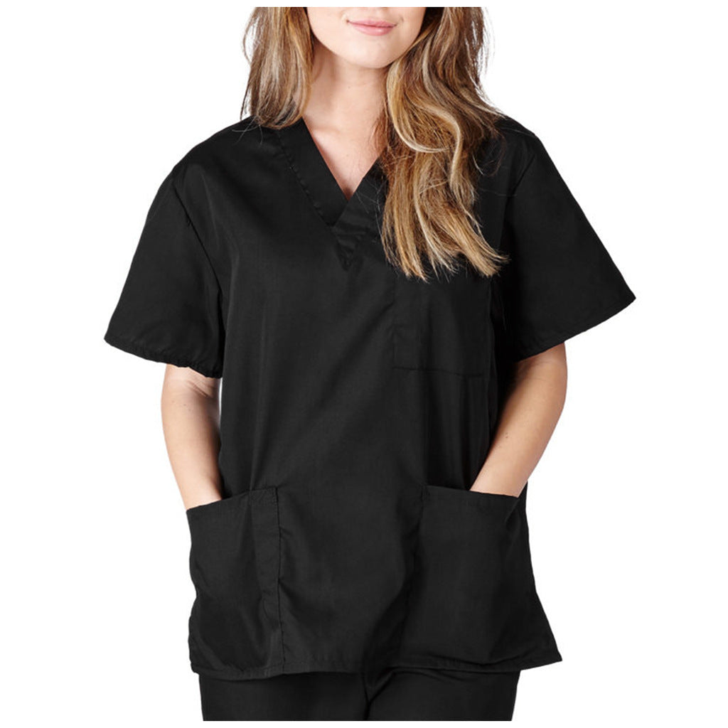 Women's & Men's & Cotton Sleeve Nurse Nursing Gown Uniform