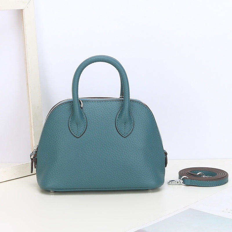 Women's Shell Genuine Leather Simple Fashionable Stylish Shoulder Bags