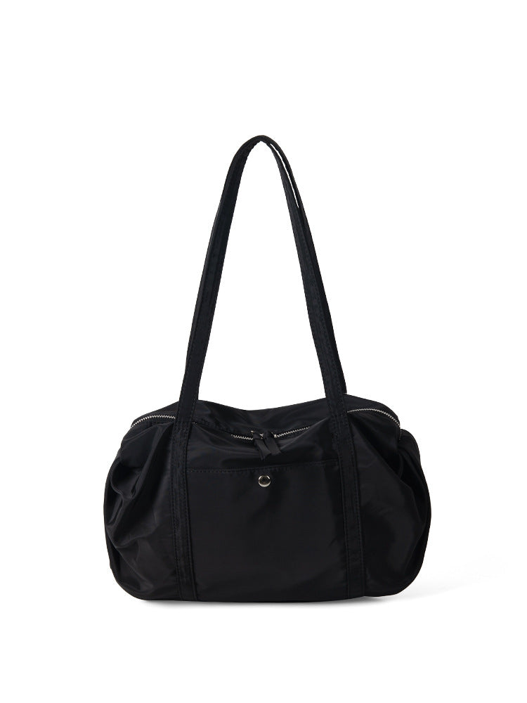 Women's Korean Niche Design Sier Underarm Simple Tote Bags