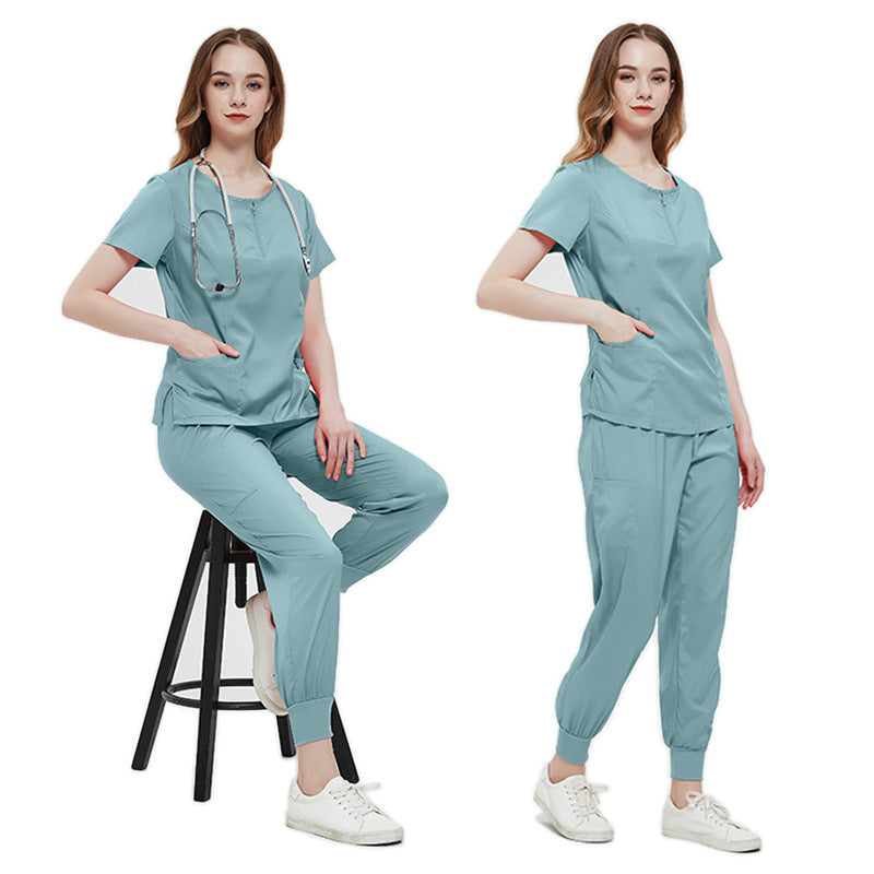 Split Undergarments Nursing Work Uniforms Elastic Uniform