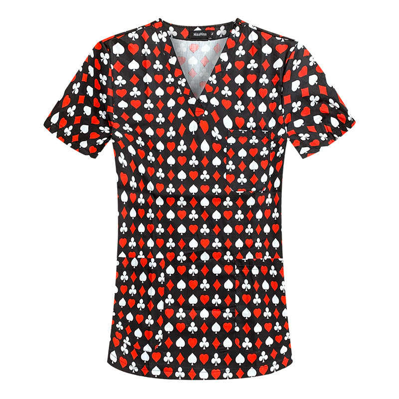 Sleeve Split Doctor Hand Washing Summer Thin Cotton Uniform