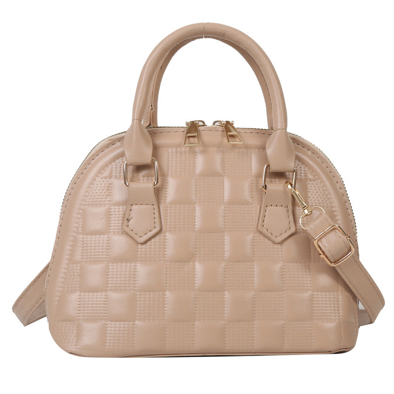 High-grade Shell Popular Chessboard Fashion Elegant Women's Shoulder Bag