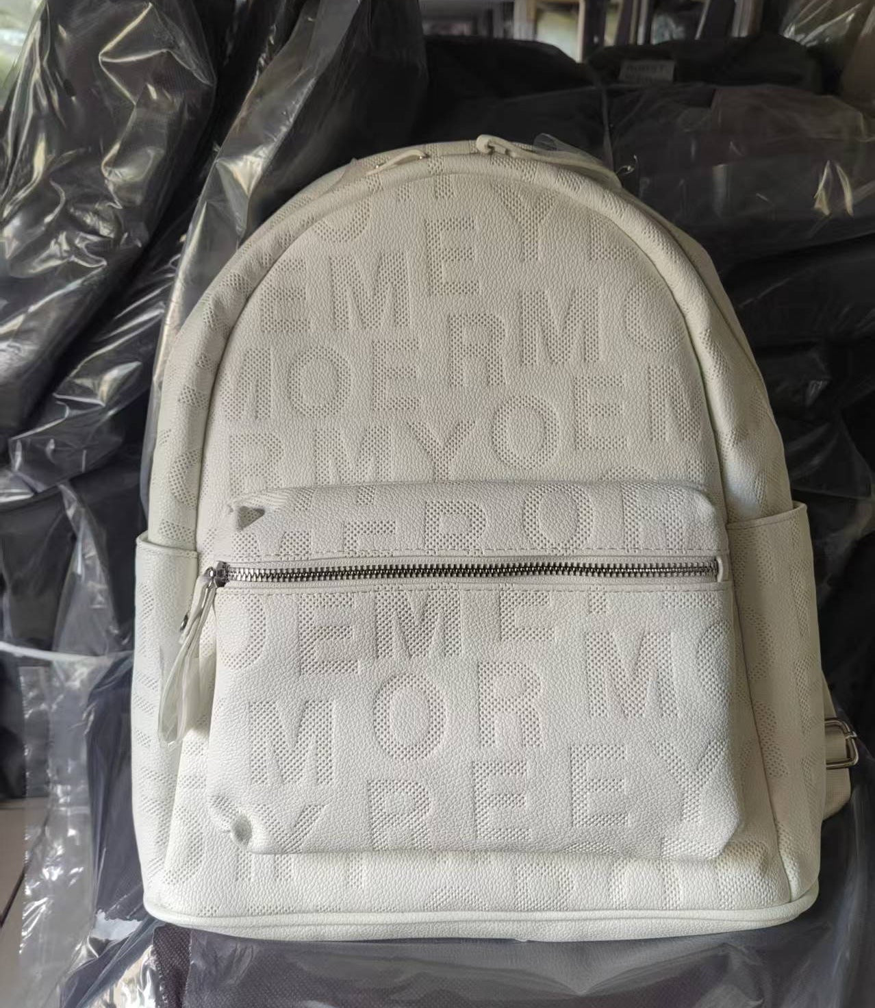 Women's Embossing Letters High-grade Large Capacity Lightweight Backpacks