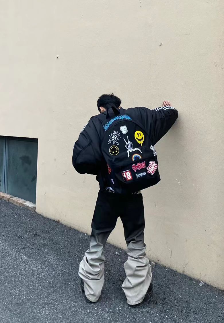 Versatile Elegant Alien Embroidery Iti Stickers Backpacks