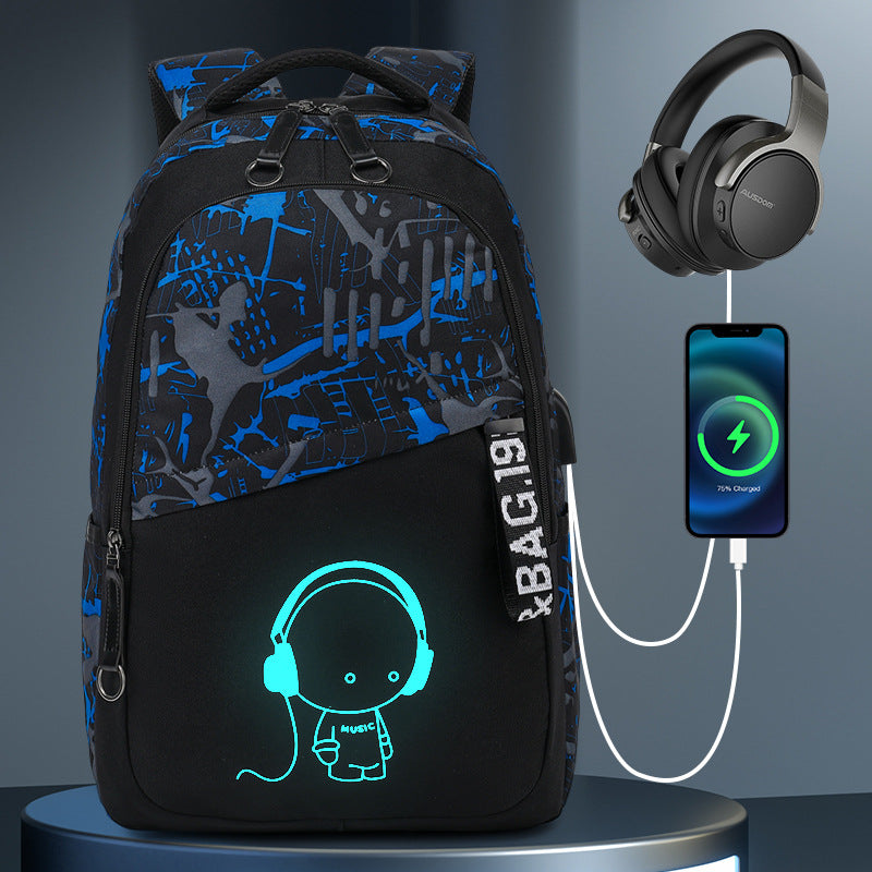 Junior's Trend Large Capacity Waterproof Rucksack Backpacks