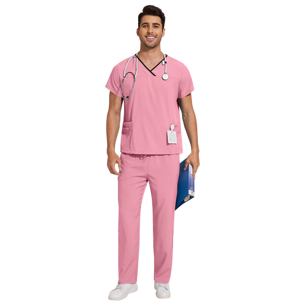 Washing Medical Work Clothes Thin Sleeve Suits