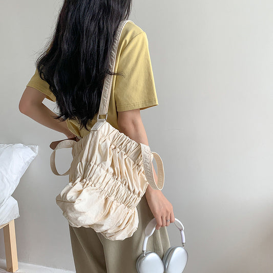 Women's Nylon Summer Versatile Lightweight Large Capacity Shoulder Bags