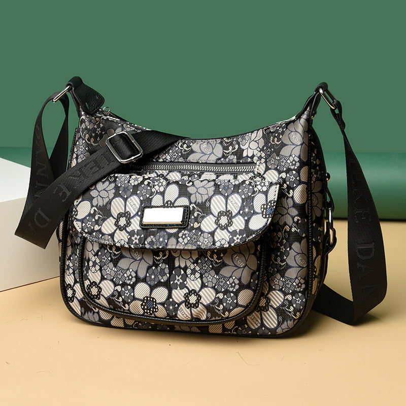 Women's Oxford Cloth Large Capacity Printing More Than Crossbody Bags