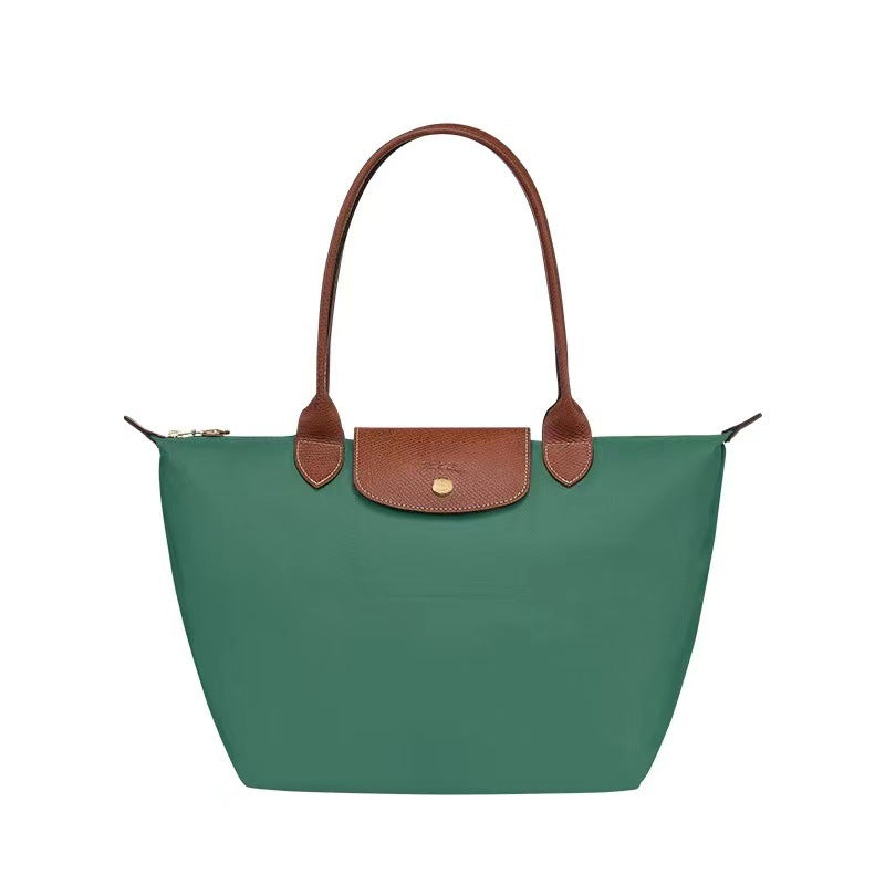Women's Nylon Dumpling Embroidered Large Capacity Totes Shoulder Bags