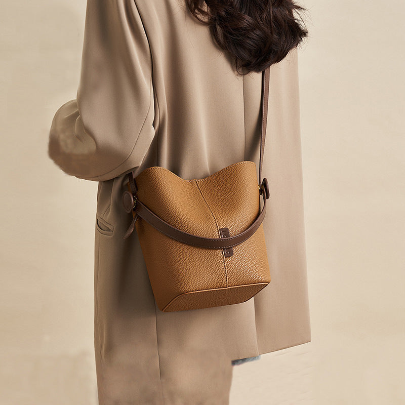 Women's Vegetable Basket High-grade Fashion Commuter Bucket Bags